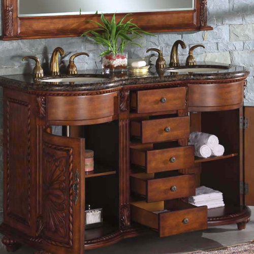 Astoria Grand Truet 54" Double Bathroom Vanity Set & Reviews Wayfair